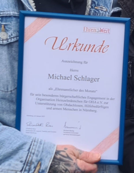Urkunde Mike